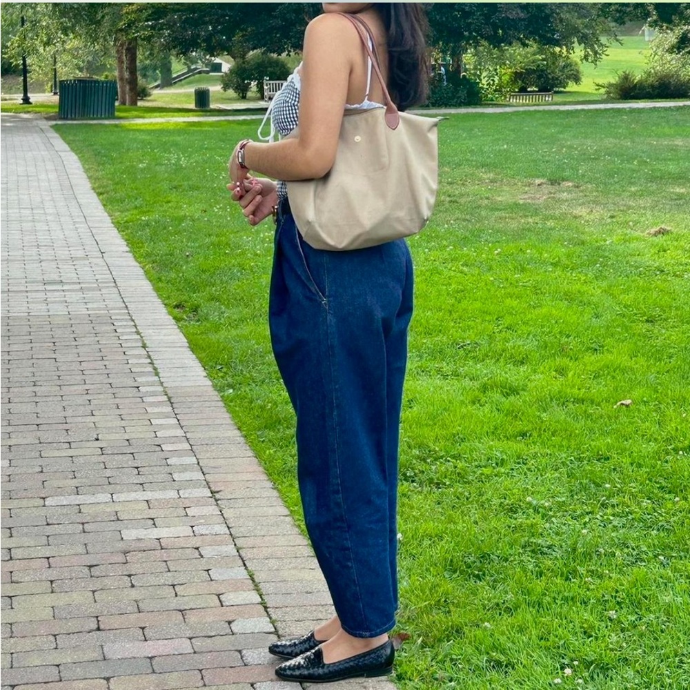 Magda Butrym Dark Blue mom jeans